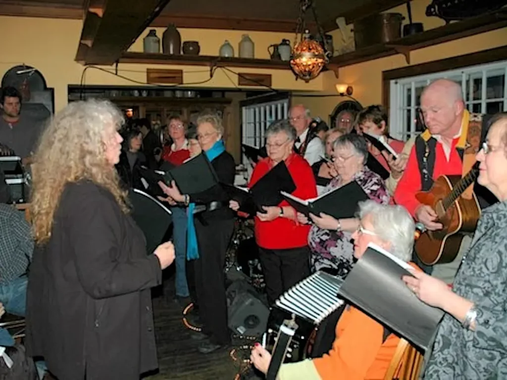 Performing at the pub for the Coldest Day (2011)