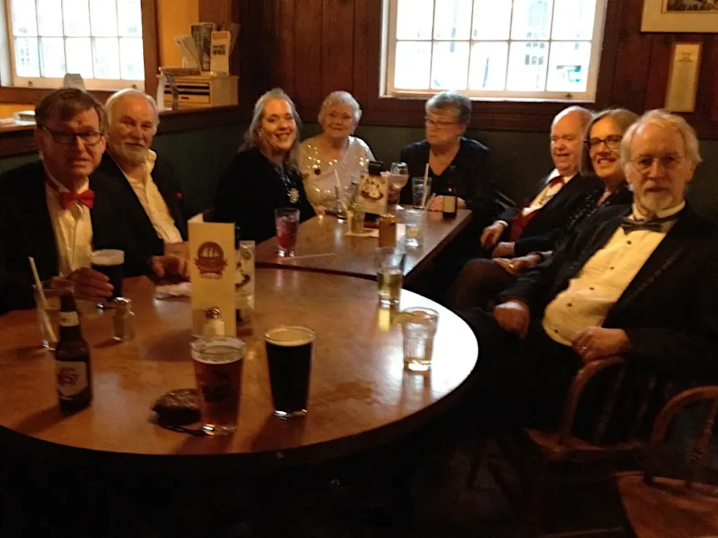 At the Fo'c'sle Tavern after a Shoreham performance (May 2018)